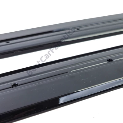 BMW F32 F33 F36 M Performance stílusú lakkozott fekete alsó küszöb spoiler szett