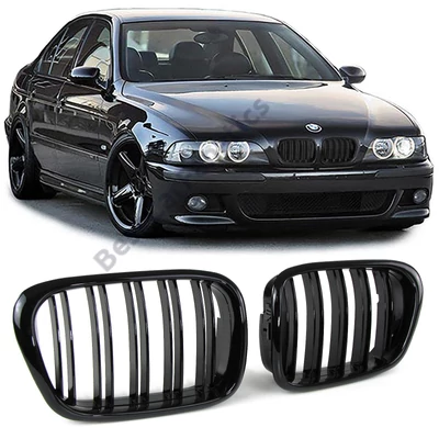 BMW E39 1995-2003 lakkozott fekete M4 stílusú vese