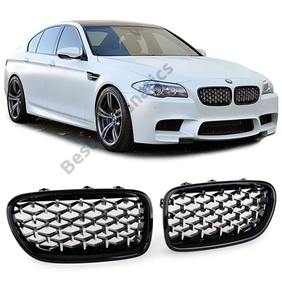 BMW F10 F11 F18 limousine touring krómozott lakkozott fekete Exclusive stílusú 