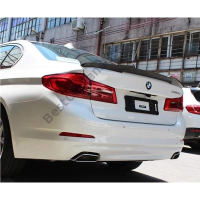 BMW G30 limousine CS stílusú lakkozott fekete csomagtartó spoiler