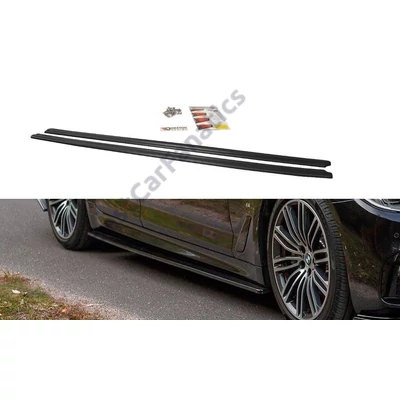 BMW 5-ös G30 limousine G31 touring M-packet Maxton Design lakkozott fekete küszöb spoiler