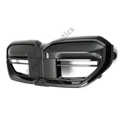 BMW G60 G61 2023- lakkozott fekete G90 M5 stílusú vese