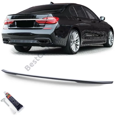 BMW G11 G12 M Performance stílusú lakkozott fekete csomagtartó spoiler