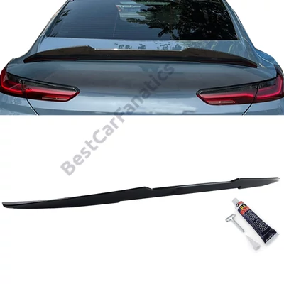 BMW G16 8-as Gran Coupe Ducktail stílusú lakkozott fekete csomagtartó spoiler