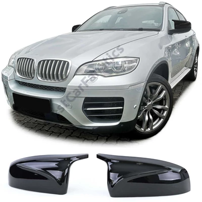 BMW E70 X5 E71 X6 lakkozott fekete visszapillantó tükörborítás