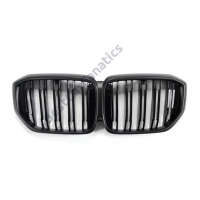 BMW G05 X5 LCI 2023- matt - lakkozott fekete M4 stílusú vese