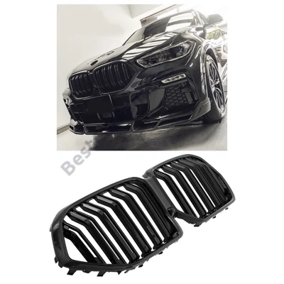 BMW G06 X6 2018- lakkozott fekete M4 stílusú vese