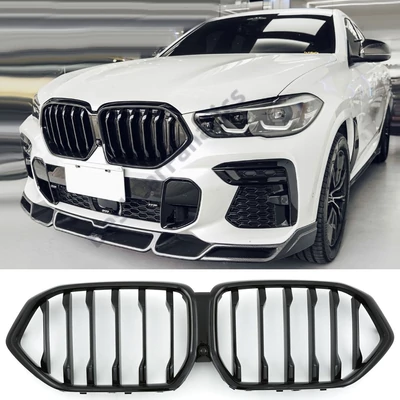 BMW G06 X6 2018- lakkozott fekete Performance stílusú vese