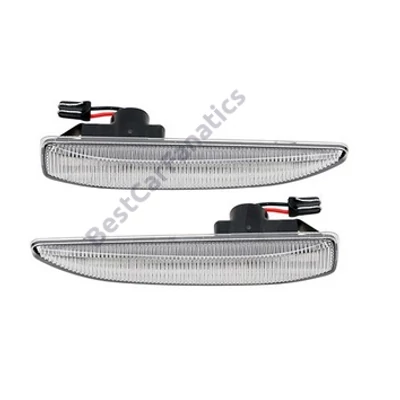 BMW E65 E66 E67 átlátszó burás futófényes SMD LED oldalindex szett
