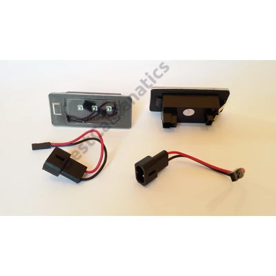 BMW E39 CREE HIGH POWER LED rendszámtábla világítás, fekete (több típushoz jó)