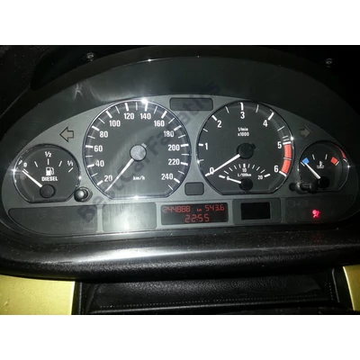 BMW E46 króm műszerfal karika