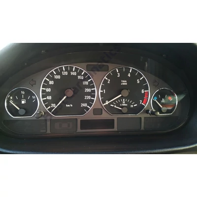 BMW E46 króm műszerfal karika