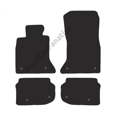 BMW F10 F11 2010-2013 prémium fekete velúrszőnyeg szett