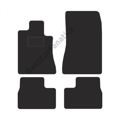 BMW E30 1982-1994 prémium fekete velúrszőnyeg szett