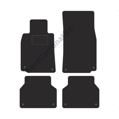BMW E39 1995-2004 fekete velúrszőnyeg szett