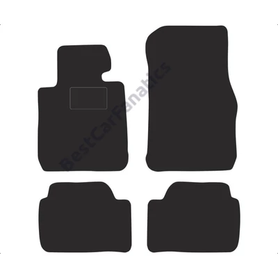 BMW F20 2011-2019 fekete velúrszőnyeg szett