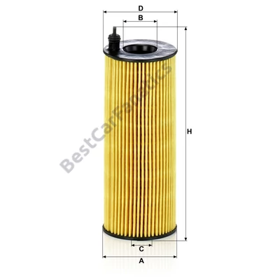 MANN HU 721/5X olajszűrő BMW M47D20 N47D20A N47D20B N47D20C N57D30C
