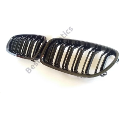 BMW F10 F11 F18 lakkozott fekete M4 stílusú vese