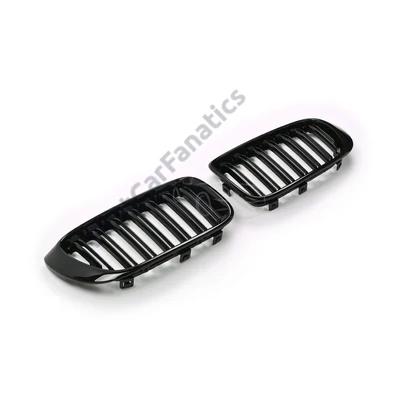 BMW F25 X3 F26 X4 2014-2018 lakkozott fekete M4 stílusú vese