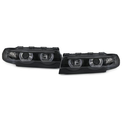 BMW E38 H1/H1 projektoros angel eye fényszóró lámpa pár