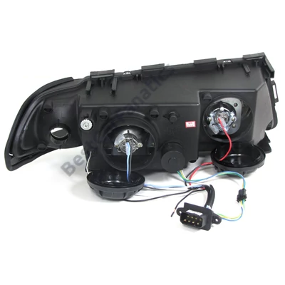 BMW E38 H1/H1 projektoros angel eye fényszóró lámpa pár