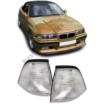 BMW E36 coupe cabrio fehér első index pár