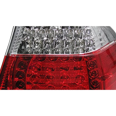BMW E46 2001-2005 limousine piros fehér LED-es hátsó lámpa pár