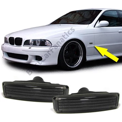 BMW E39 fekete burás oldalindex pár