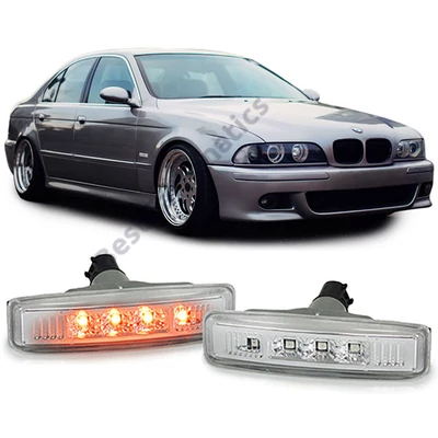 BMW E39 átlátszó burás SMD LED oldalindex pár