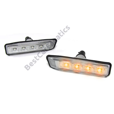 BMW E36 E53 X5 átlátszó burás SMD LED oldalindex szett