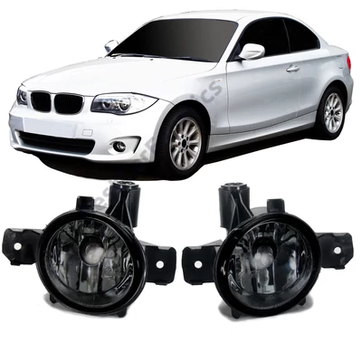 BMW E84 X1 2006-2015 fekete füst burás H11 ködlámpa pár