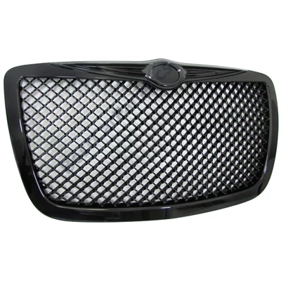 Chrysler 300C I 2004-2011 méhsejtes fekete hűtőrács