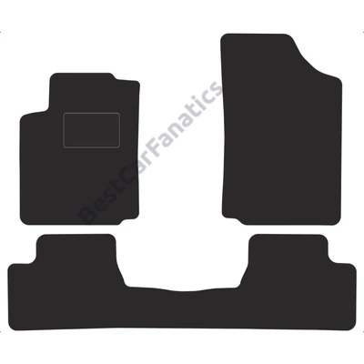 Citroen C3 I 2003-2009 prémium fekete velúrszőnyeg szett