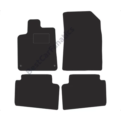 Citroen C5 I 2001-2004 fekete velúrszőnyeg szett