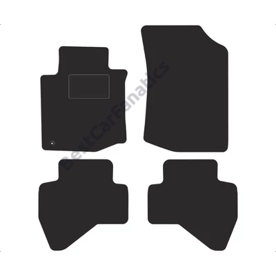 Citroen C1 2005-2014 fekete velúrszőnyeg szett