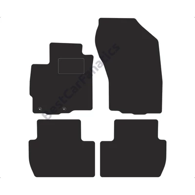 Citroen C-Crosser 2007-2012 fekete velúrszőnyeg szett