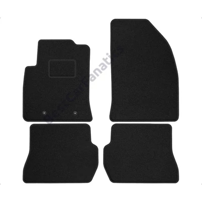Ford Fiesta V 2005-2008 prémium fekete patentos velúrszőnyeg szett