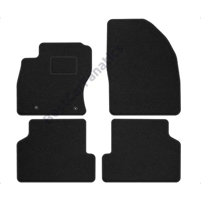 Ford Focus II 2004-2011 fekete velúrszőnyeg szett