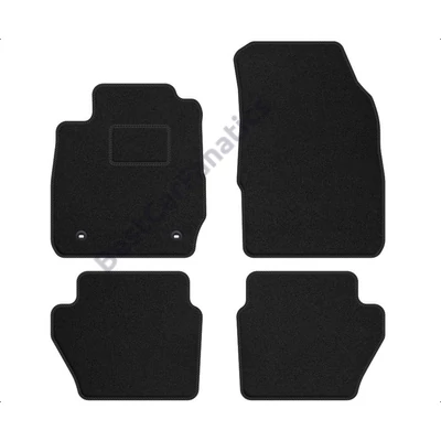 Ford Fiesta VI 2008-2012 prémium fekete ovális patentos velúrszőnyeg szett