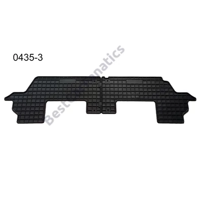 KIA Carens IV 3.sor üléshez Frogum 0435-3 fekete gumiszőnyeg szett