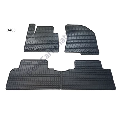 KIA Carens IV 5személyes Frogum 0435 fekete gumiszőnyeg szett