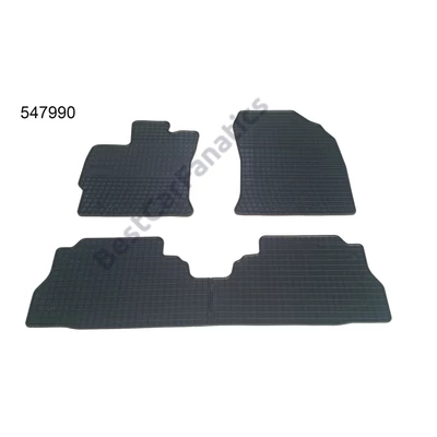 Toyota Prius III Plus Frogum 547990 fekete gumiszőnyeg szett