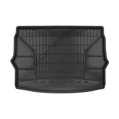 Nissan Qashqai II 5személyes TM548553 fekete műanyag - gumi csomagtértálca
