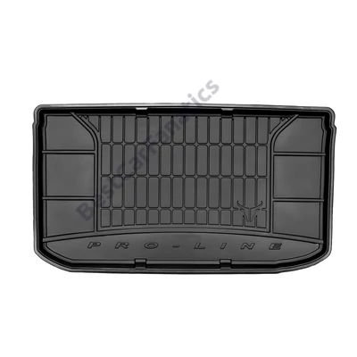 Nissan Micra IV K13 5ajtós TM549819 fekete műanyag - gumi csomagtértálca