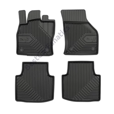 Skoda Superb III Frogum No77 fekete 3D hótálcás TPE gumiszőnyeg szett 77407046