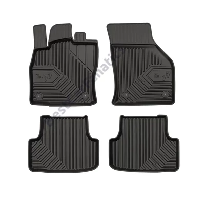 VW Volkswagen Golf VII Frogum No77 fekete 3D hótálcás TPE gumiszőnyeg szett 77407060