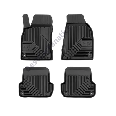 Audi A4 S4 RS4 B7 Frogum No77 fekete 3D hótálcás TPE gumiszőnyeg szett 77407084