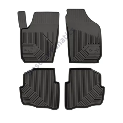 Skoda Fabia I Frogum No77 fekete 3D hótálcás TPE gumiszőnyeg szett 77407107