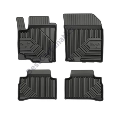 Suzuki Vitara II 2015-2018 Frogum No77 fekete 3D hótálcás TPE gumiszőnyeg szett 77407121