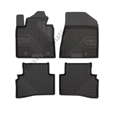 Hyundai Tucson III Frogum No77 fekete 3D hótálcás TPE gumiszőnyeg szett 77407138